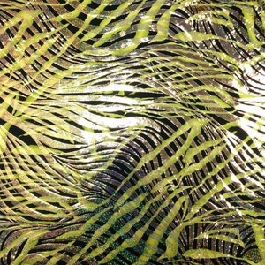 Dark Zebra Pattern Holographic Foil on Stretch Lightweight - Etsy