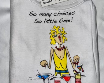 Tante scelte - Camicia da notte o copricostume da spiaggia impreziositi da pietre e borsa per il trasporto - 100% cotone taglia unica