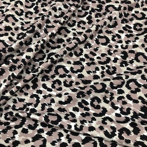 New!! Animal Print on 4 Way Stretch Nylon Spandex Fabric by the Yard