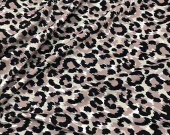 Neu!! Animal Print auf 4-Wege-Stretch Nylon Spandex Stoff Meterware