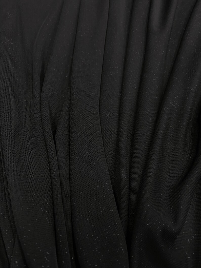 Polyester Stretch Triple Mesh See-Through w/Glitter Fabric by The Yard/Bulk image 7