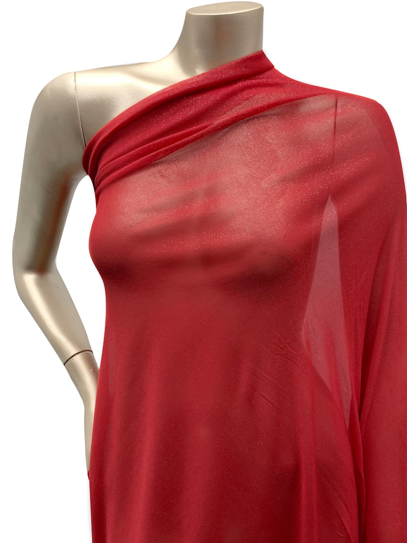 Polyester Triple Mesh SeeThrough w/Glitter Fabric Etsy