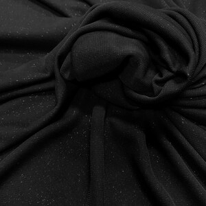Polyester Stretch Triple Mesh See-Through w/Glitter Fabric by The Yard/Bulk image 4