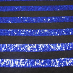 3mm Shiny Mini Sequins Thick Stripes Pattern on Black Rayon - Etsy