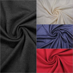 Zachte rayon modal spandex effen 2-way stretchstof op maat gesneden/bulk gesneden