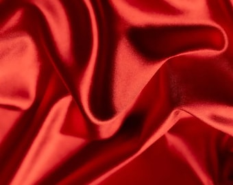 7 COLORS, Shiny STRETCH Casino Satin Fabric 90/10 Polyester Spandex 60" Wide (7 COLORS)-Fabric For Us by Triple Textile
