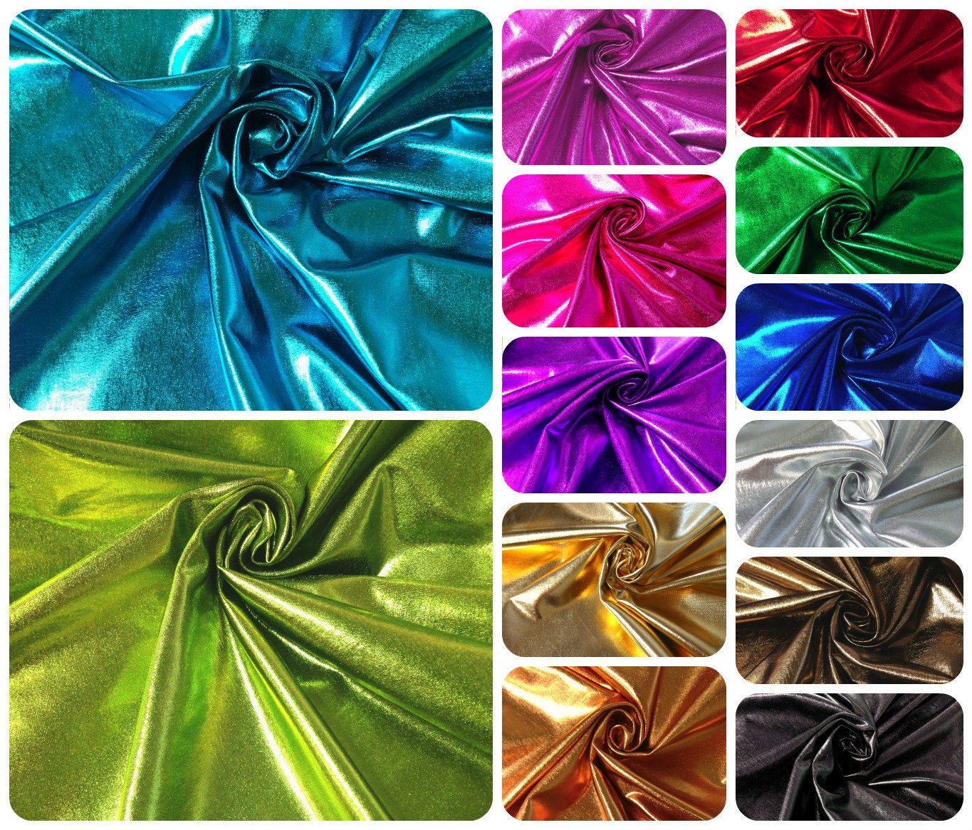 Blue Holographic/Shiny Nylon Spandex Mix Stretchy Fabric | Bow making, DIY,  Crafts, Clothing Waterproof Fabric | TheFabricDude 
