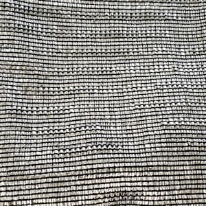 100% Polyester Non Stretch Crinkle Silver Lurex Foil Fabric by the Yard