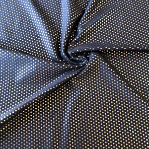 Flipside Foil Printed Superflex Heavy Compression Spandex Blue Moon Fabrics  -  Canada