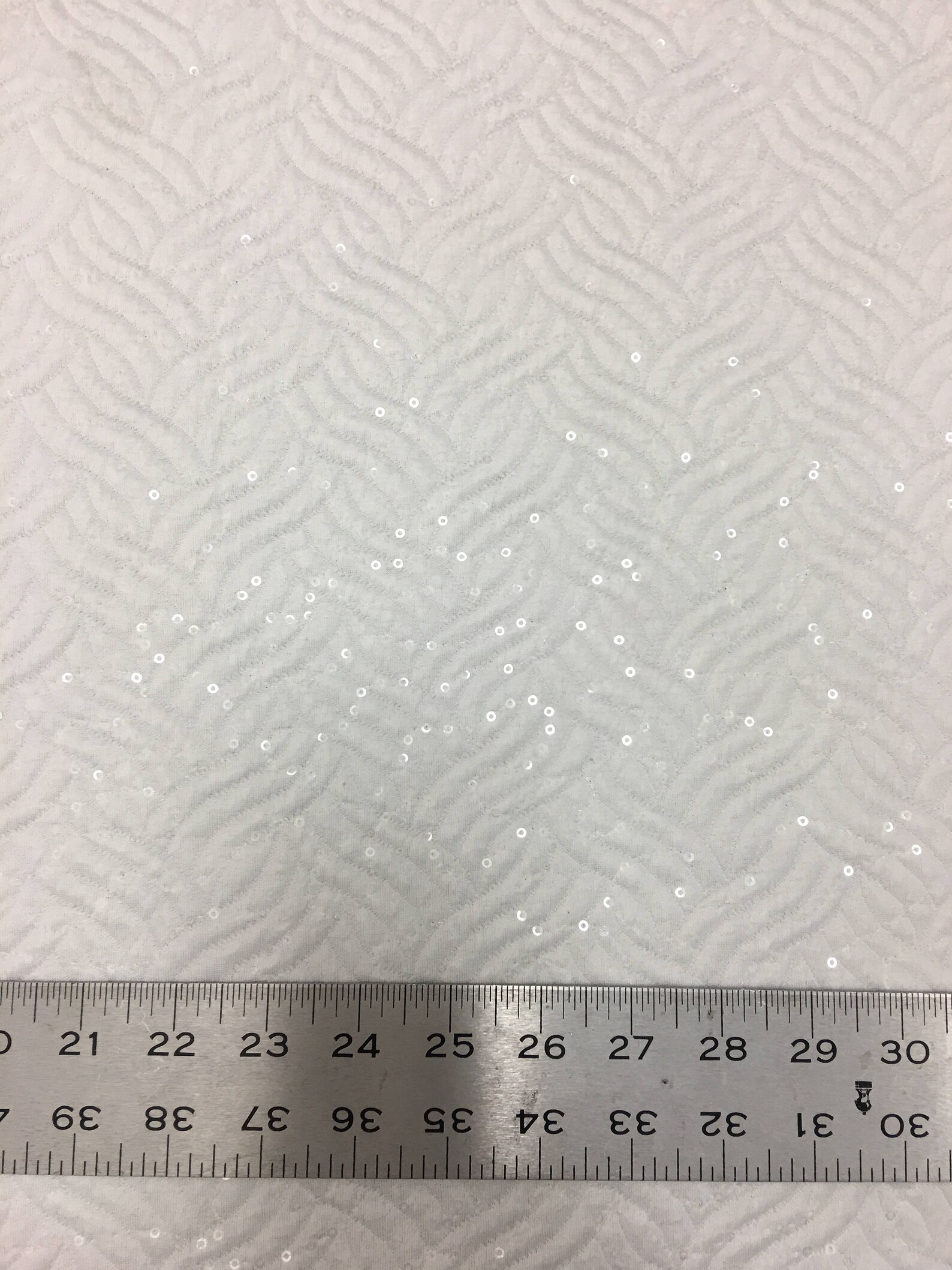 Quilted Jacquard Fabric With 3 Mm Transparent Sequins Etsy