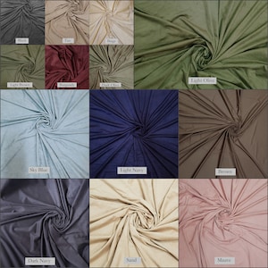 100% Polyester Leichtgewicht Sehr weiches Wildleder