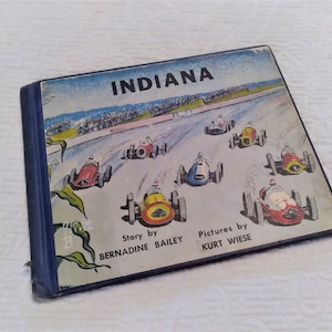 1950 Indian book Indianopolis 500 racing cars Library book Paris Tennessee