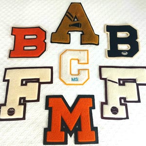 Large Vintage Varsity Letterman High School Patch