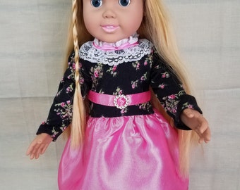 XADP 3pc Christmas Doll Clothes Red Color Including Hat Shawl Dresses Outsuits Fits American Girl Doll and Other 18 Inch Girl Dolls XADP 3pc Christmas Doll Clothes Red Color Including Hat Shawl Dresses Outsuits Fits American Girl Doll and Other 18 Inch Girl Dolls