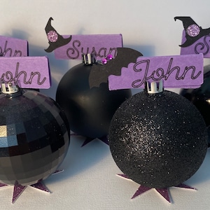Halloween Place Cards and Holders