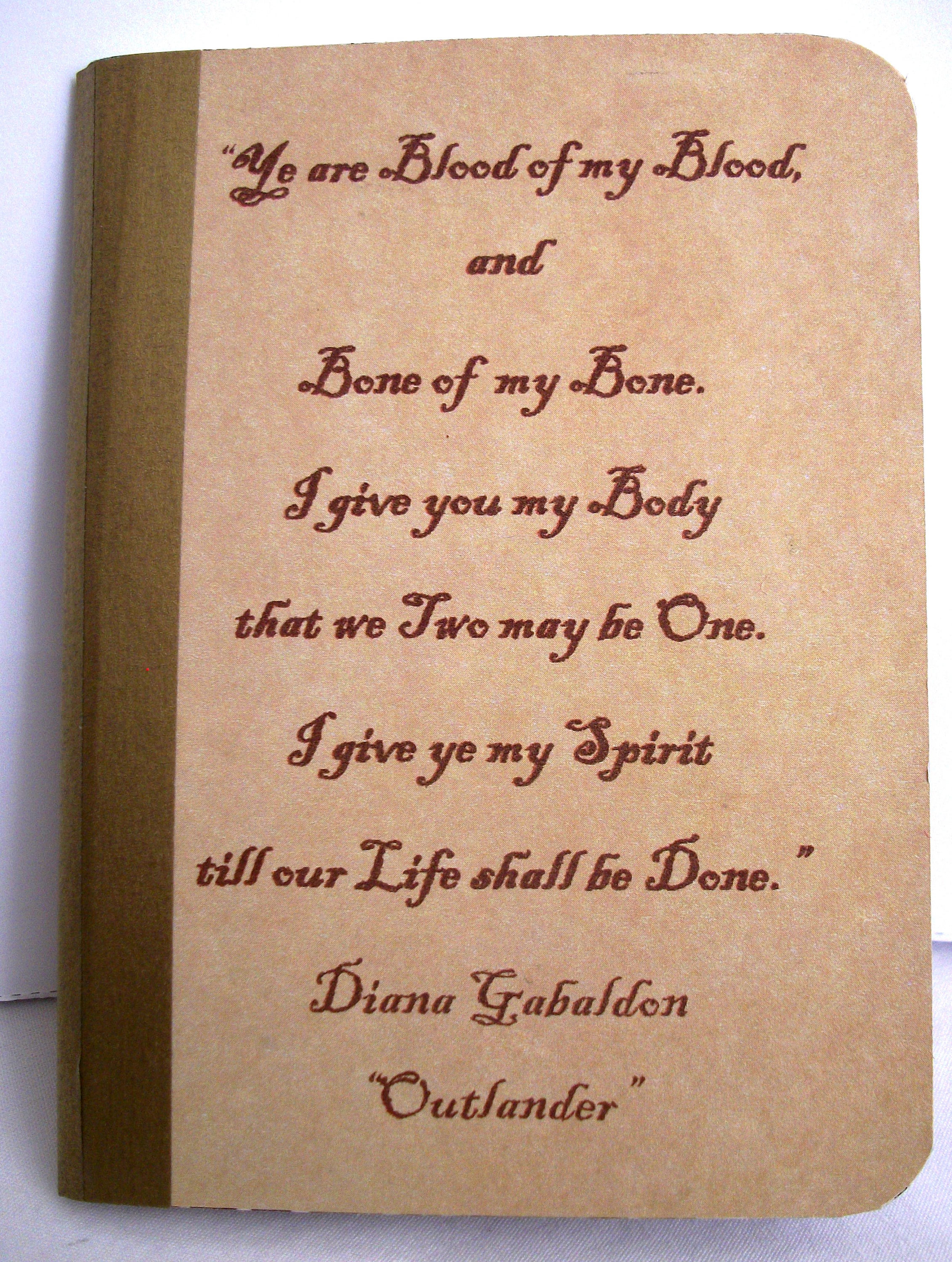 Outlander Journal Outlander-inspired Mini Journal in 3 Options - Etsy