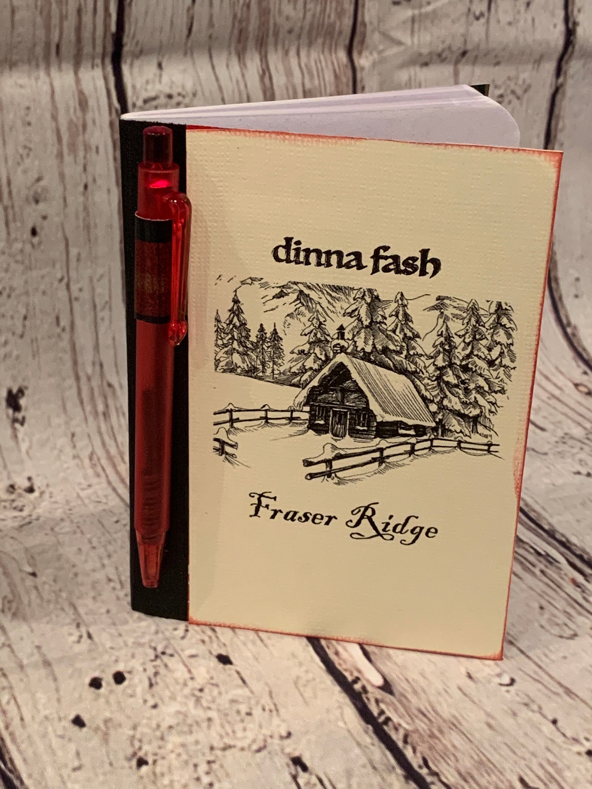 Outlander Journal Updated Outlander Mini-journal and Pen - Etsy