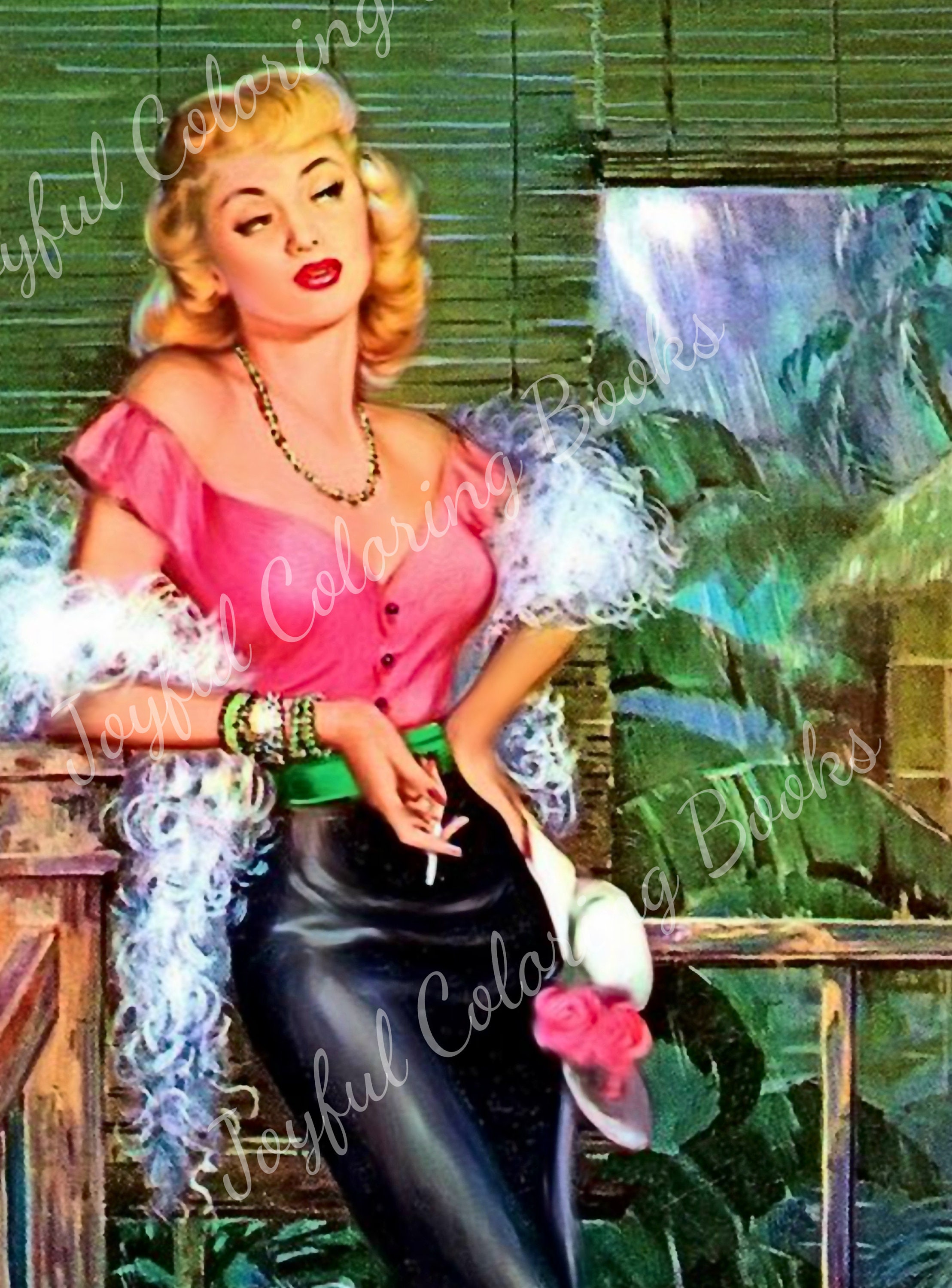 Pin Up Girls Posters 5 Naughty Posters Christmas Greeting Etsy