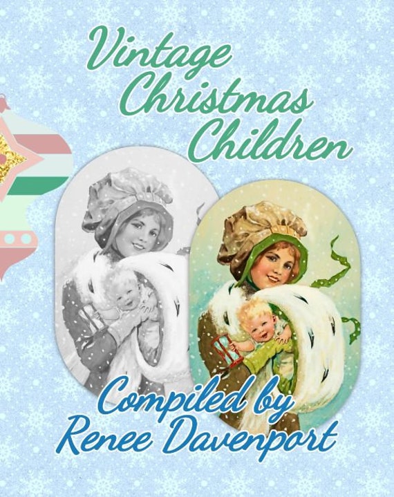 Download Christmas Coloring Book For Adults Pdf Vintage Christmas Etsy