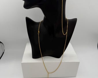 Necklace with hoop hugger earring cuffs for loops ear plugs (loops earplugs not included)
