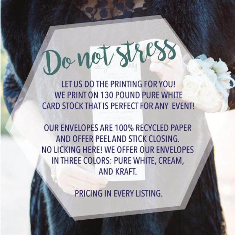 Woodland Sip and See Invitation BAS46 Baby Shower or Sprinkle Invitation