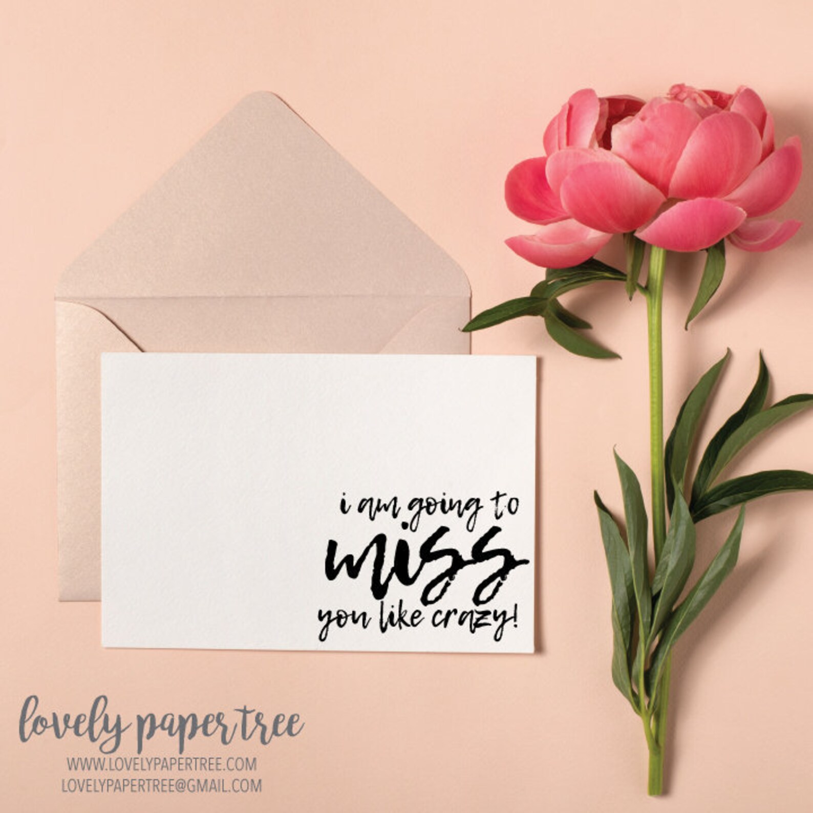Miss You Like Crazy Greeting Card Moving Card Going Away Card - Etsy