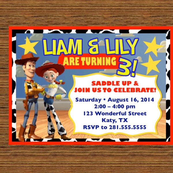 Woody and Jessie Etsy