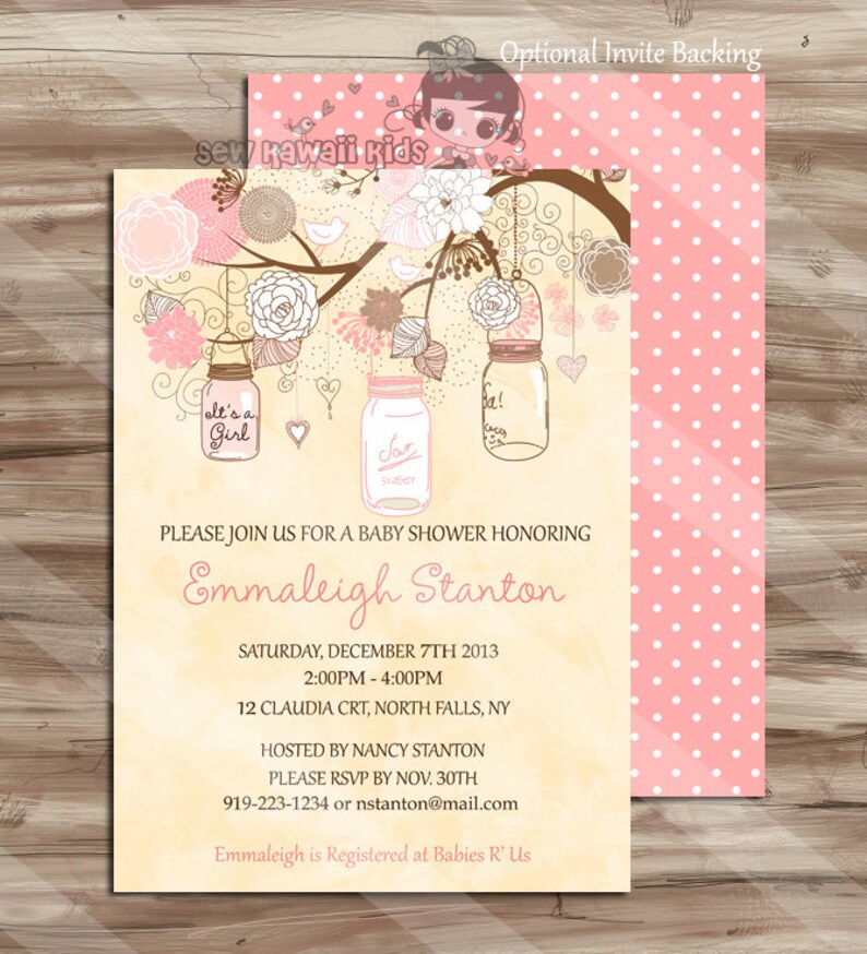 baby shower invitation ideas for girl