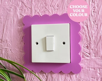 Scallop Edge Light Switch Cover