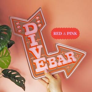 Retro Bar-Spiegel (2 Größen)