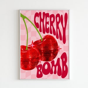 Wydruk ścienny Cherry Bomb