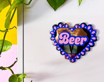 I Heart Beer Mirror