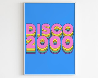 Disco 2000 Pulp Music Paroles Wall Art/Wall Decor/Print