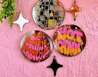 Sparkly Stars Mirror Set