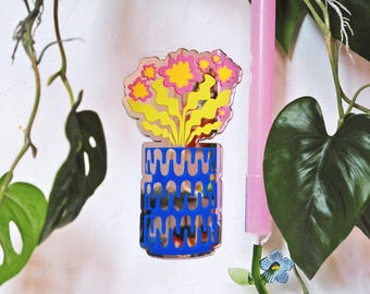 Cute Potted Flower Mirror