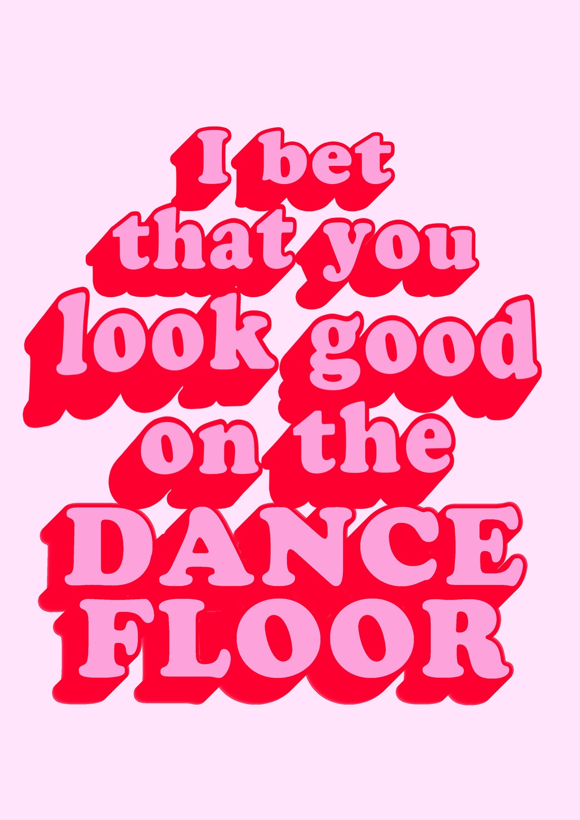 Arctic Monkeys I Bet That You Look Good on the Dancefloor Wall Etsy UK Arctic Monkeys I Bet That You Look Good on the Dancefloor Wall Etsy UK