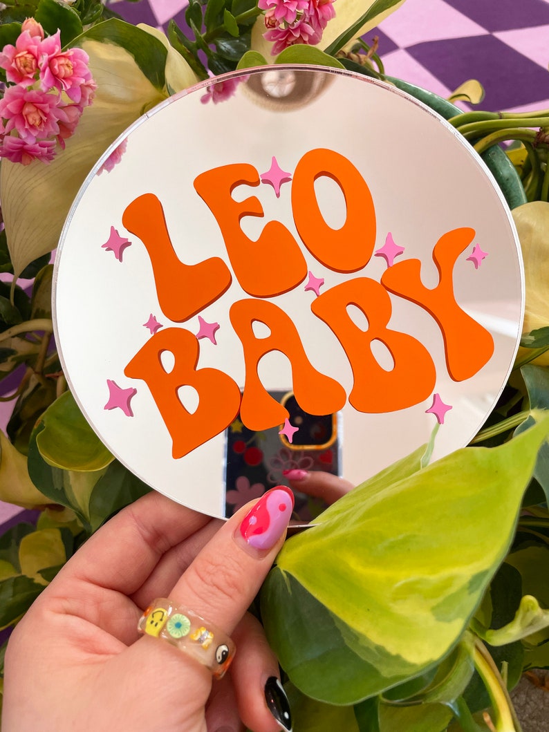 Leo Horoscope/Star Sign Mini Disc Mirror image 2