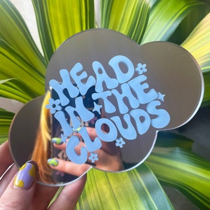 Head In The Clouds Cloud Mirror Customise Colour image 1