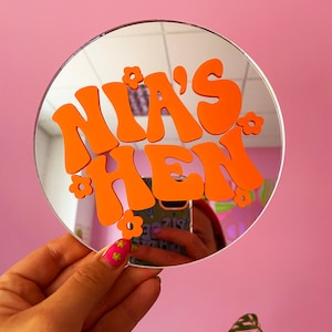 Hen Party Keepsake Personalised Mini Mirrors image 6