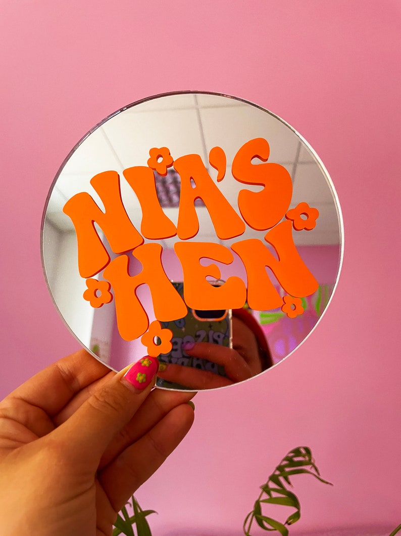 Hen Party Keepsake Personalised Mini Mirrors image 6