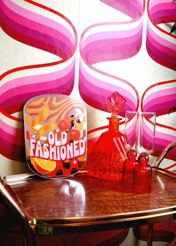 鏡   カクテルミラー ネグローニ カクテルミラー - Etsy 日本