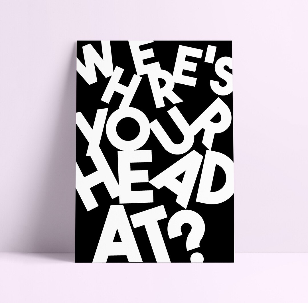 Where's Your Head at Basement Jaxx Wall Art/wall Decor/print