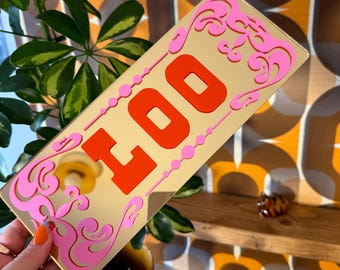Loo Classic Mirror Sign - Gold