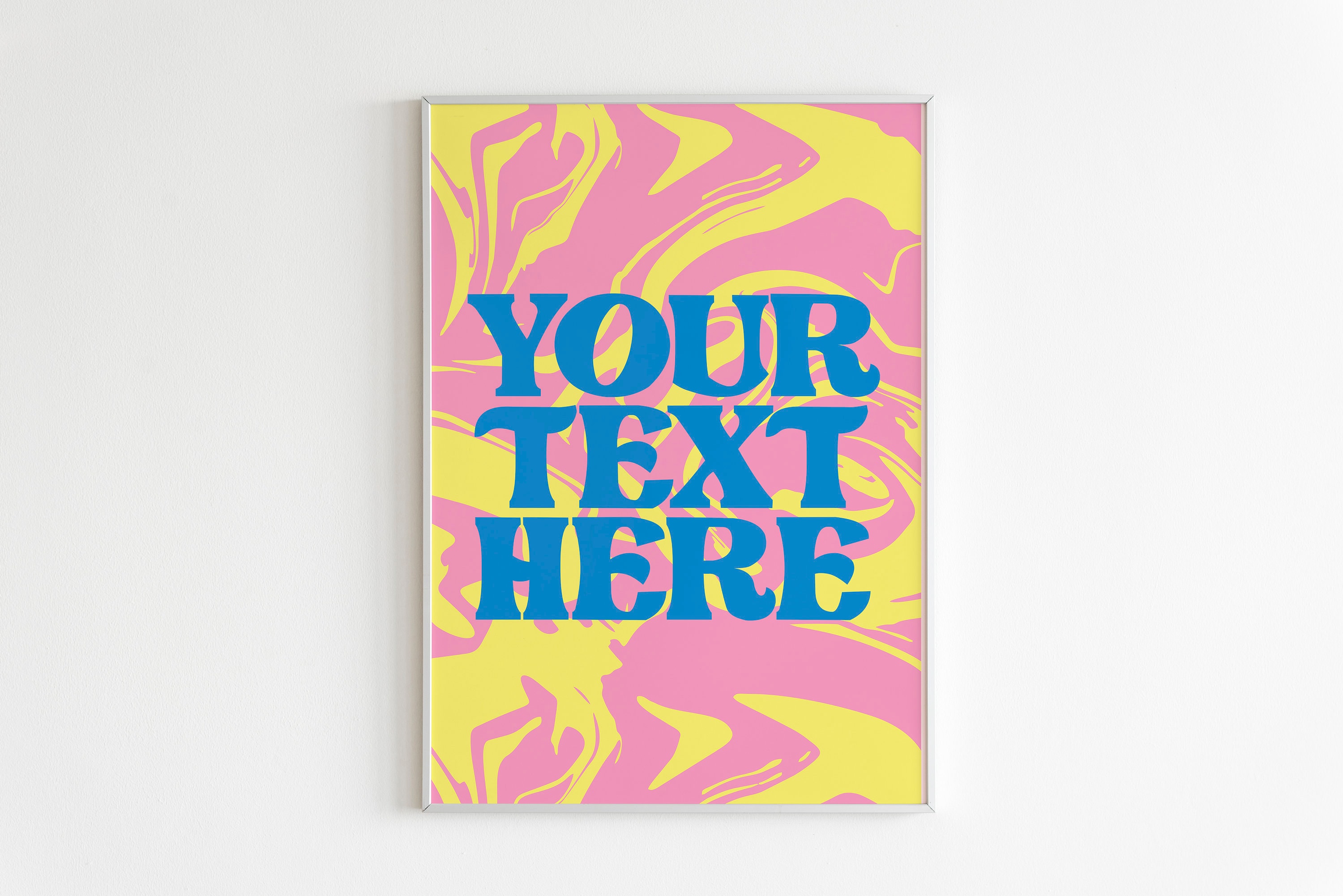 Custom/Personalised Text Wall Print I Wall Art I Wall Decor Etsy