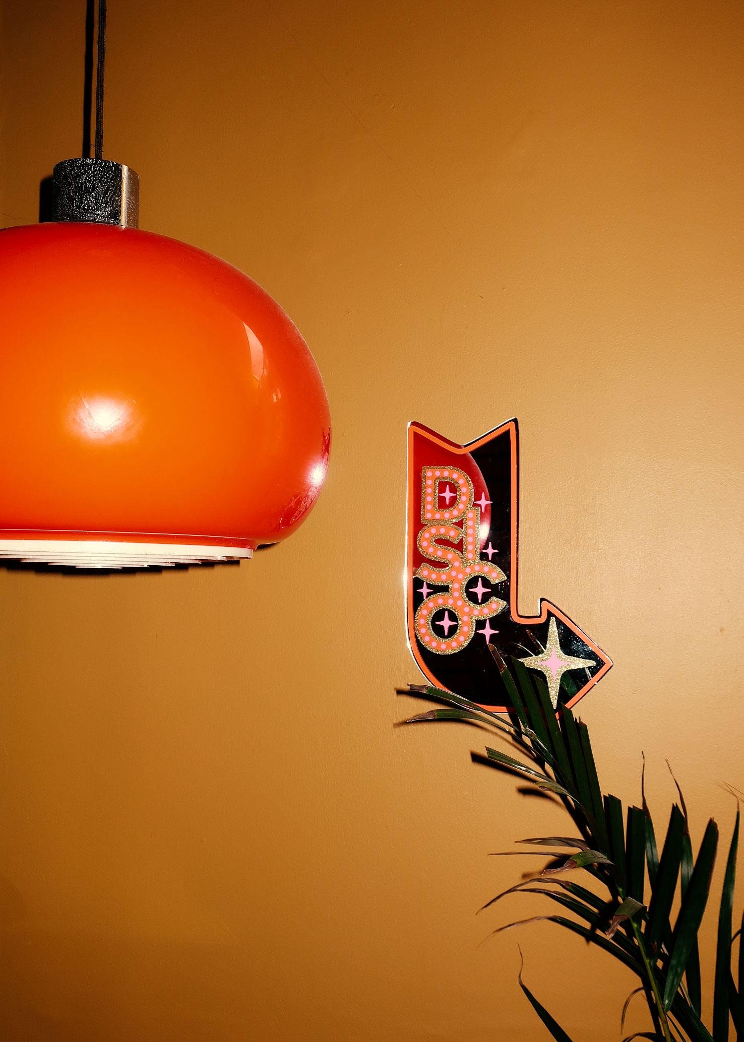 DISCO Motel Sign Mirror