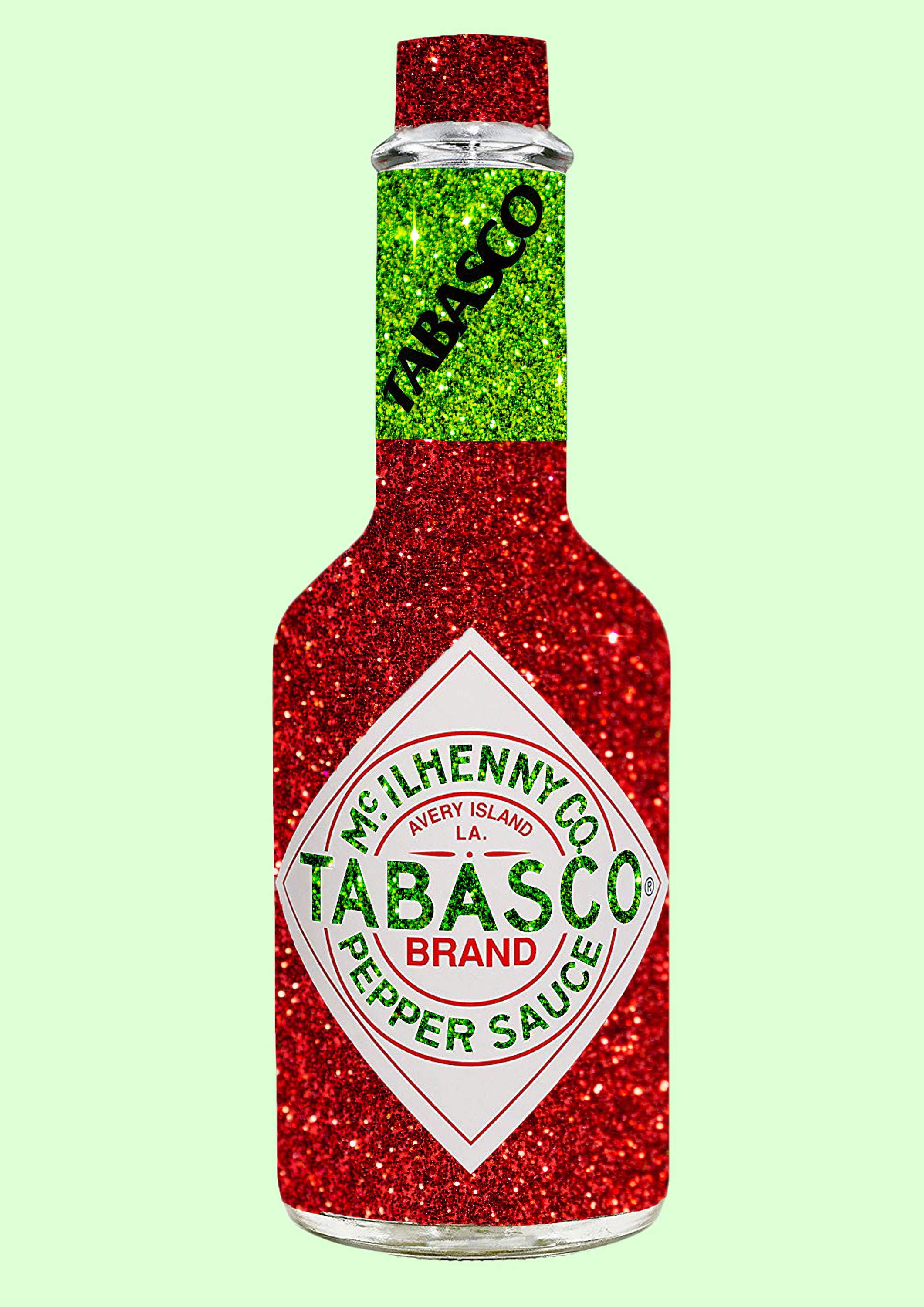 Tabasco Hot Sauce Abstract Food Kitchen TREBLE TOILE murale ART Photo Print