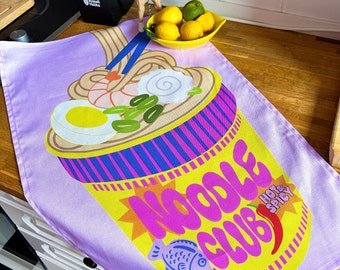 Noodle Club Tea Towel