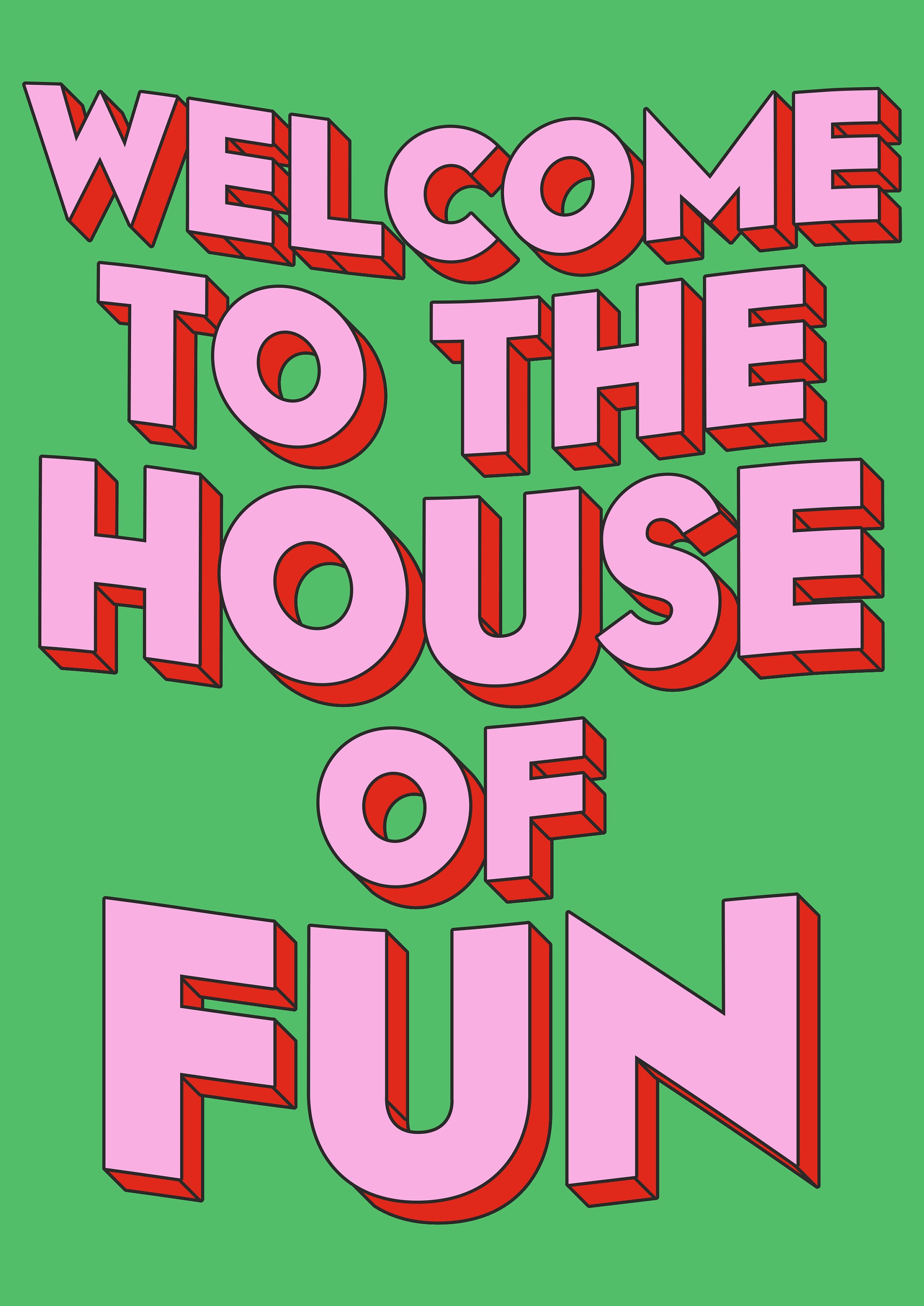 to the House of Fun Madness Song Lyrics Wall Art/wall Etsy