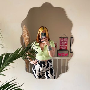 Big Wavy Acrylic Mirror