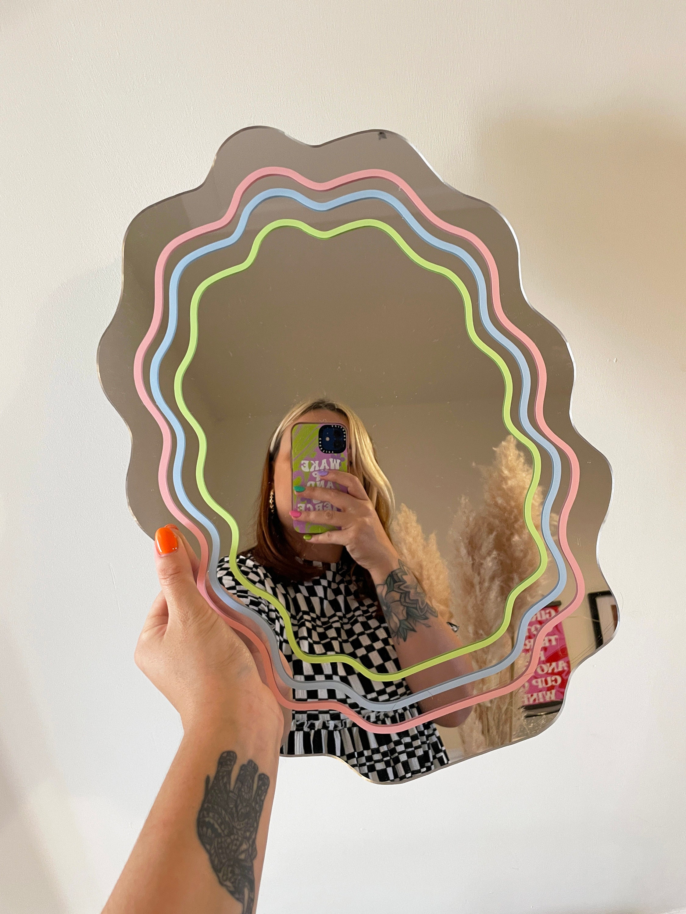 Pastel Wavy Mirror Etsy